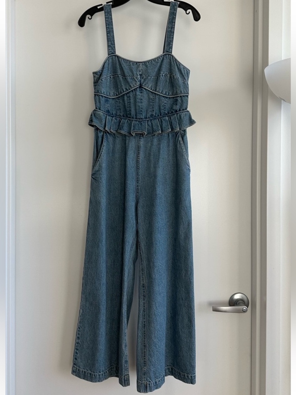 Sea New York Denim Jumpsuit small
